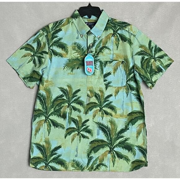Daniel Cremieux 38 Tahiti Collection Men's Large Button-Down Shirt Tropical NEW - Picture 2 of 12